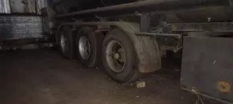 Полуприцеп-цистерна Г6-ОПА-93, Van Hool 3D0005, государственный регистрационный знак ЕЕ 7377 13rus.