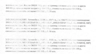 Автомобиль грузовой бортовой 1804WЕ, 2016 г.в, VIN XJC1804WEG0000021, гос номер М118СХ62, цвет белый, со слов руководителя организации-должника транспортное средство не на ходу. Место хранения: г. Рязань, ул. Западная, 6. Ответственный хранитель Тарасов Ю.В. Согласно реестру уведомлений о залоге…
