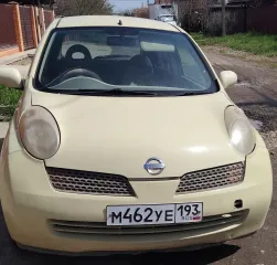 Nissan March 2005, grz М462УЕ193, vin AK12-802629, легковой комби (хэтчбек), категория В, пробег 278 173 км, год изготовления 2005, шасси отсутствует, кузов AK12-802629, цвет бежевый, мощность 65,3 л.с., двигатель 1.2 л, бензин.