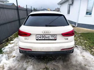 Audi Q3 2012 года, 211 л.с., пробег 275 004 км, полный привод, автоматическая коробка передач. VIN: WAUZZZ8U2CR042451. Автомобиль на ходу. Гул заднего ступичного подшипника (новый подшипник в комплекте). Имеются мелкие сколы и царапины по кузову.