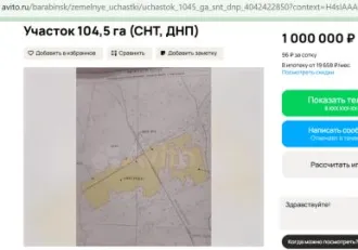 Земельный участок (доля 1/59), 9 382 800 кв.м, Новосибирская область. Кадастровый номер: 54:29:040701:502. Адрес (местоположение): Новосибирская область, р-н Чистоозерный, Прибрежный сельсовет. Площадь, кв.м: 9382800. Вид права, доля в праве: общая долевая собственность, доля в праве 1/59…