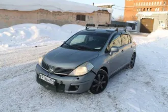 Nissan Tiida 2008 года, 110 л.с., АКПП. Автомобиль легковой Nissan Tiida 1.6, 2008 года выпуска, государственный регистрационный знак Е918ВМ154, VIN 3N1FCAC11UL445513.
