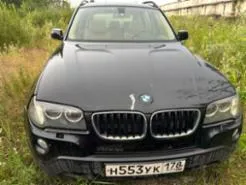 BMW X3 2008 универсал черный Легковой автомобиль BMW X3 2008 г.в. Тип ТС универсал, цвет черный
