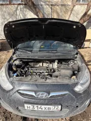 Hyundai Solaris 2011, 123 л.с., 263630 км, идентификационный номер (VIN): Z94CT41DABR031342, год изготовления 2011, механическая коробка передач. Отсутствует аккумулятор.