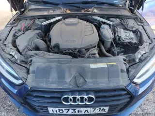 Audi A5 2018 года выпуска, государственный номер Н873ЕА716, VIN: WAUZZZF51JA106566, тип ТС — легковой, цвет синий, страна вывоза — Германия.