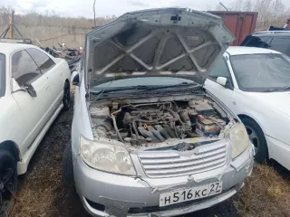 Toyota Corolla 2004, грз Н516КС27, 2004 г.в., № кузова NZE1213287955, передний бампер в сколах, задний бампер отсутствует, с левой стороны сломано зеркало, вмятина багажника, повреждения по кузову, коррозия. 1 Штука (шт). Вид транспорта: Легковой. Марка: Королла. VIN номер: 0. Назначение: pryamie…