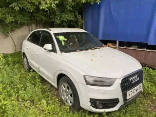 Audi Q3, 2012 года, 170 лс, 220000 км, АКПП, VIN WAUZZZ8U1DR035749, цвет белый, регистрационный номер У747ВР44. Пробег автомобиля указан примерный. Точный пробег на момент начала торгов неизвестен. ПТС утерян и требует восстановления.