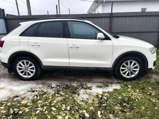 Audi Q3 2012 года, 211 л.с., пробег 275 004 км, полный привод, автоматическая коробка передач. VIN: WAUZZZ8U2CR042451. Автомобиль на ходу. Гул заднего ступичного подшипника (новый подшипник в комплекте). Имеются мелкие сколы и царапины по кузову.