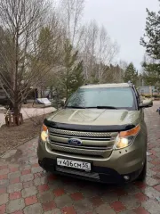 Ford Explorer, 2013 года, 294 лс, 218401 км, полный привод, АКПП. Автомобиль Ford Explorer, 2013 г.в., WIN: Z6FBXXESWBDE09119, цвет серо-зеленый, гос.номер У406 СМ55, объем 3,5 л., мощность 294 л.с., расход 11 л., трансмиссия АКПП, количество мест 7 (электрическое управление складывания…