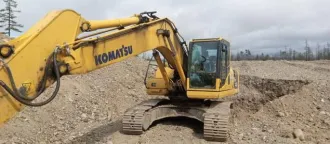 Komatsu PC-128UU-1E Экскаватор гос. рег. знак 6486ММ49