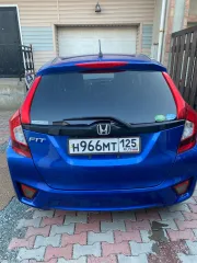 Honda Fit 2013 года выпуска, VIN кузова GK31020913 (GK3-1020913). Автомобиль после ДТП: глубокие вмятины и деформация левой передней двери (требуется замена), вмятины и царапины левой задней двери (требуется ремонт и покраска), вмятины порога с левой стороны. Царапины и сколы краски по всему…