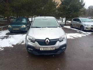 Renault Logan Stepway, 2021 год. VIN X7L4SRLVG68252379, двигатель 1598 см³, мощность 60.5 кВт / 82.3 л.с. Кузов X7L4SRLVG68252379, экологический класс 5. Тип - легковой седан.