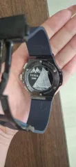 Наручные часы Hubolt Geneve Tuiga 1909, циферблат синего цвета и ремешок синего цвета 123456.