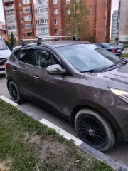 Hyundai ix35 2014, 150 лс, 154644 км, полный привод, VIN TMAJU81ECFJ706450, цвет коричневый.