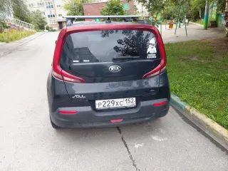 KIA Soul 2019 года выпуска, черный цвет. VIN: XWEJ381EBL0000906.