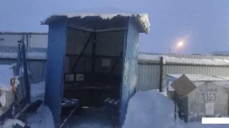 Вагон-дом 2,5х4 с санузлом на санях, инвентарный номер 00-00045687.