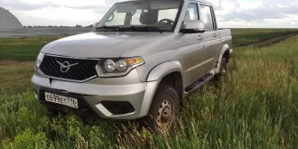 УАЗ Пикап, 2020 года выпуска VIN XTT236320L1020896, серебристый металлик.