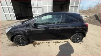 Opel Corsa, 2008 года, 59,8 лс, 175200 км. Автомобиль OPEL CORSA, идентификационный номер (VIN) – W0L0SDL0886166391, год изготовления - 2008, цвет черный. Транспортное средство на ходу, имеются царапины на кузове, коррозии, требуется ремонт.