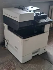МФУ лазерный Kyocera Color M8130cidn A3, цветной, лазерный, белый, бывший в употреблении, рабочий.