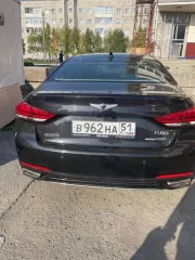 Genesis G80, 2017 года, 245 лс, 152 211 км, полный привод, АКПП еще Автомобиль Genesis G80, 2017 года выпуска, номер двигателя G4KL HA975264, VIN XWEGN411DH0000409, показания одометра: 152 211 км