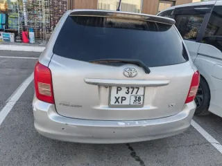 Toyota Corolla Fielder 2008 года выпуска. Номер кузова NZE1419076249. Согласно акта описи и ареста у автотранспортного средства на бампере спереди с правой стороны трещина, сколы краски, отслоение лкп, трещина на лобовом стекле.