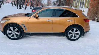 Infiniti FX35 Premium 2009 Легковой автомобиль марка: Infiniti, модель: FX35 Premium, категория ТС: В, год изготовления ТС: 2009, VIN: JN1TANS51U0302270, цвет кузова (кабины, прицепа): золотистый