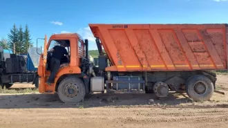 КАМАЗ 65115-42, 2015 г., VIN XTC651154F1331645, ГРЗ С138АВ49. Местонахождение: г. Магадан, п. Сокол