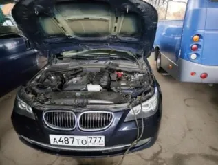 BMW 525I седан легковой 2008 года выпуска, объем двигателя 2497, мощность 160/218, пробег 305031 км, VIN X4XNU55448CZ36459, государственный регистрационный знак А487ТО777 от 2016-11-02.