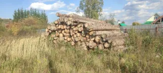 Древесина хвойных пород 96,165 куб.м. Бревна хвойных пород «сосна,ель,пихта», в количестве 151 шт, различного диаметра, длиной 6,1м каждое, общим объемом 72,212 куб.м. Местонахождение: УР, Сарапульский район, д. Дулесово, ул. Советская, д.16. Координаты N56.551546 Е 53.779872. Бревна хвойных пород…