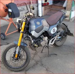 Мотоцикл SHINERAY FT-250, 2023 года, марка: SHINERAY, модель: FT-250, VIN: LXYJCNL08P0663588, гос. рег. номер: 1695АЕ56, год изготовления: 2023