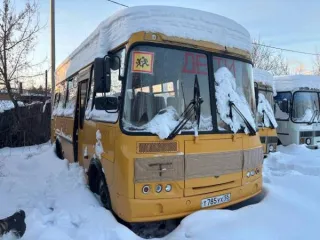 ПАЗ 32053-70, 2017 года изготовления, VIN X1M3205BXH0001803. Автобус для перевозки детей. ПТС 52 ОС 329102 от 15.06.2017 г., модель, № двигателя 523420 Н1001833, кузов № Х1М3205ВХН0001803, цвет желтый, государственный регистрационный номер Т785УХ55. Объем двигателя: 4670 куб. см.