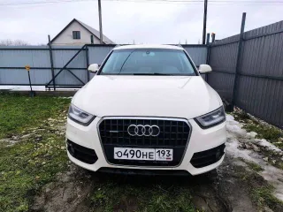 Audi Q3 2012 года, 211 л.с., пробег 275 004 км, полный привод, автоматическая коробка передач. VIN: WAUZZZ8U2CR042451. Автомобиль на ходу. Гул заднего ступичного подшипника (новый подшипник в комплекте). Имеются мелкие сколы и царапины по кузову.