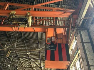 Кран-балка 3,2т 1990 года выпуска. Внешне не разукомплектован, возможно отсутствие деталей.