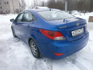 HYUNDAI SOLARIS 1,4 GI MT, 2011. Автомобиль легковой седан марки - HYUNDAI SOLARIS 1,4 GI MT, 2011 года выпуска, идентификационный номер Z94CT41CABR006451, двигатель № G4FA AW203655, кузов № Z94CT41CABR006451, цвет темно-синий, гос. рег. знак М 207 МТ 35; реализуемое имущество является предметом…