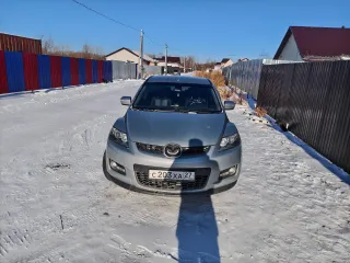 Mazda CX-7 2007 года выпуска. VIN: JMZER893880111469. Автомобиль находится по адресу: Хабаровский край, Хабаровский район, село Мирное, квартал Амурский, 27. Для получения фотографий и документов отправьте запрос на электронную почту: sergkondakov55@mail.ru.