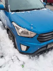Hyundai Creta, 2017 год, синий. VIN: Z94G2811BJR079647, ПТС: 78 ОТ 833085, госномер: Х175ХВ178. Мощность двигателя: 123 л.с., разрешенная максимальная масса 1825 кг, масса без нагрузки 1400 кг.
