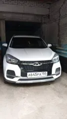 Chery Tiggo 4 2021 года выпуска. VIN: LVVDB24B2MD136394. Цвет кузова: белый. Объем двигателя: 1971 см³. Мощность: 122,4 л.с. Тип: легковой автомобиль. Пробег: 74745 км.