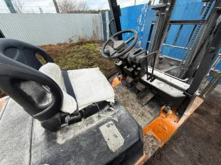 Автопогрузчик CPQD15N-RW21-YO, 2018 года выпуска, VIN F3AH02989, модель, номер двигателя GK21, 002403, цвет желтый, ознакомление - по запросу организатору торгов