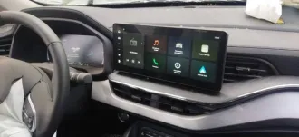 Автомобиль после ДТП повреждение кузова, сработка подушек безопасности