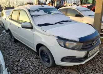 Легковой автомобиль   Lada Granta, VIN XTA219070M0766936, год выпуска 2021, цвет белый, мощность двигателя   106 л.с., объем двигателя   1596 куб.см., в залоге у  АО Ингосстрах Банк  С имуществом, являющимся предметом торгов, можно ознакомиться по адресу: Ростовская область, г. Аксай, Западная, 2д…