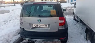 Škoda Yeti 2011, марка: Škoda, модель: Yeti, VIN: XW8LB25L0CH700200, гос. рег. номер: У260МТ48, год изготовления: 2011.
