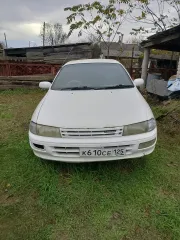 Toyota Karina 1993 года, марка Toyota, модель Karina, год изготовления 1993, цвет белый, ПТС 25ТВ679076, госномер К610СЕ125, изготовитель Япония, тип двигателя бензиновый, номер двигателя 4s-1062705, мощность двигателя 125 л.с. (94 кВт), рабочий объем двигателя 1838 куб. см, номер кузова…