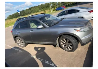 Infiniti FX 2003 Автомобиль марки Infiniti модель FX 2003 г.в. VIN-номер JNRAS08W53X003446 Ознакомление с имуществом осуществляется по рабочим дням, в период представления заявок на участие в торгах по предварительному согласованию. Предварительная запись по телефону: Шемраков Олег +7 916 337-01-11…