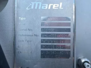 Линия доработки филе "Марел" Серия А027568, 2004 г.в. Линия доработки филе "Марел" Серия А027568, 2004 г.в. 
Состояние объекта (новое, б\у): б/у 
Вид оборудования: Данные отсутствуют 
Марка: Марел 
Модель: Серия  А027568 
