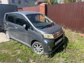 Daihatsu Move 2013, серый, хэтчбек. Год выпуска 2013, VIN LA100S-1045574, пробег 214390 км, госномер К865АТ122. Техническое состояние: повреждения на переднем бампере.