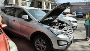Автомобиль Hyundai SANTA FE, 2015 г.в, VIN-KMHST81CDFU495533, гос. № О885EУ31