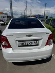 Шевроле KL1T (Aveo), 2012 год, VIN XUUTA69EJC0023333, седан, белый, двигатель F1604 390054KA, бензиновый, 116 л.с., состояние удовлетворительное.