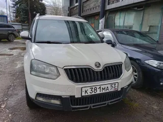 Skoda Yeti 2014 года, 105 л.с., АКПП. VIN: XW8JF25L9FH701314, госномер: К381МА53.