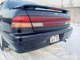 Nissan Cefiro 1994 года, 190 л.с., пробег 418060 км, АКПП. Цвет синий, VIN кузова RA32-007852. Двигатель бензиновый, модель VQ25-008659A, объем 2.5 л. Экологический класс нулевой. ПТС 25 TB 741029, госномер К842АУ124. Разрешенная максимальная масса 1625 кг, масса без нагрузки 1350 кг…