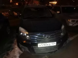 GreatWall CC6460KM27, 2012 г.в., г/н B590KE124, VIN Z8PFF3A5XCA034867, цвет черный. Б/У. Адрес: Красноярский край, г. Красноярск, ул. 40 лет Победы, 30 (стоянка сбербанка).